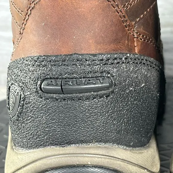 Ariat Men's Copper Brown Leather Waterproof Terrain Hiking Boots Size 7.5