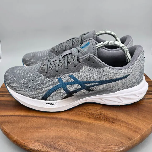 Asics Dynablast 2 Shoes Men's 11 Gray Blue Low Top Athletic Running Sneakers