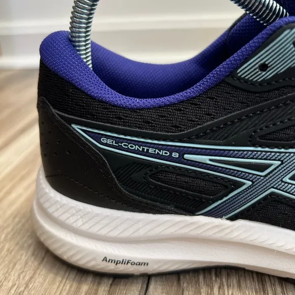 ASICS GEL-CONTEND 8 Running Shoes Sneakers Ortholite Insoles Women’s Size 9 Wide