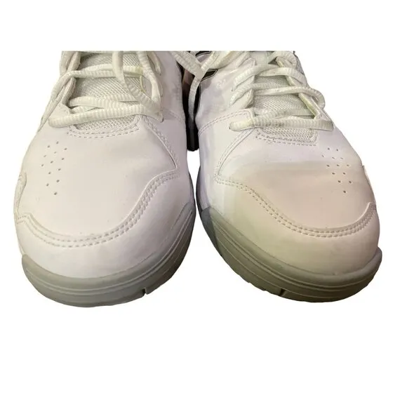 ASICS Gel-Dedicate 7 Tennis Shoes Mens 11 Used F960122 1041A223 White / Black