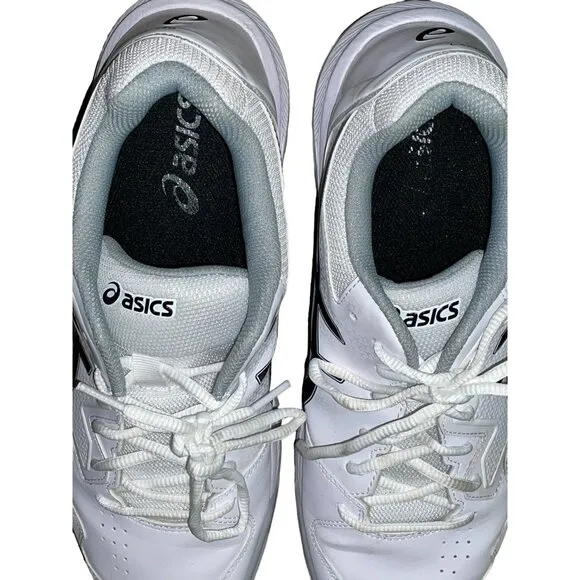 ASICS Gel-Dedicate 7 Tennis Shoes Mens 11 Used F960122 1041A223 White / Black