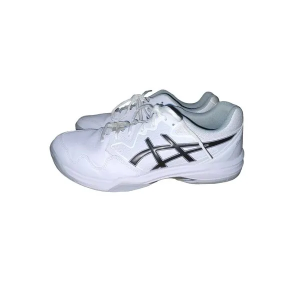 ASICS Gel-Dedicate 7 Tennis Shoes Mens 11 Used F960122 1041A223 White / Black
