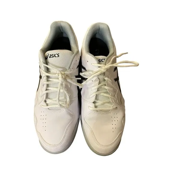 ASICS Gel-Dedicate 7 Tennis Shoes Mens 11 Used F960122 1041A223 White / Black