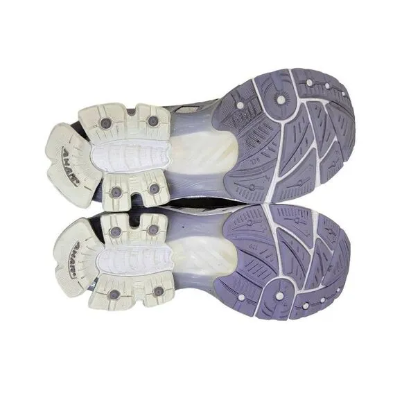 Asics Gel Kinsei OG Running Sneakers Ash Rock Purple White Iridescent Size 9.5