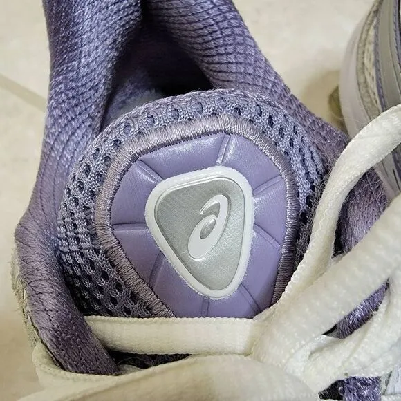 Asics Gel Kinsei OG Running Sneakers Ash Rock Purple White Iridescent Size 9.5