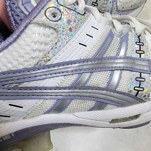 Asics Gel Kinsei OG Running Sneakers Ash Rock Purple White Iridescent Size 9.5