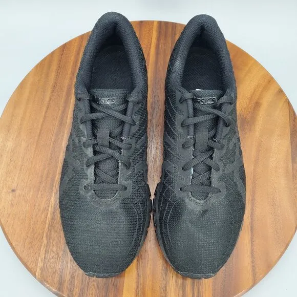 Asics Gel Quantum 180 Shoes Men's 8 Black Low Top Athletic Running Sneakers
