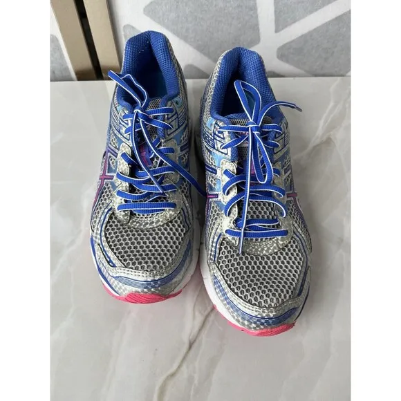 Asics GT-1000 Women sz 7.5  Athletic Shoes T3R5N Running Sneakers Gray Blue