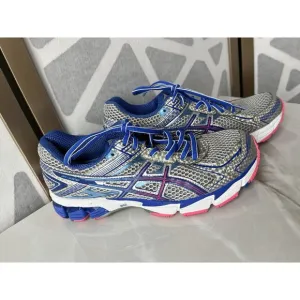 Asics GT-1000 Women sz 7.5  Athletic Shoes T3R5N Running Sneakers Gray Blue