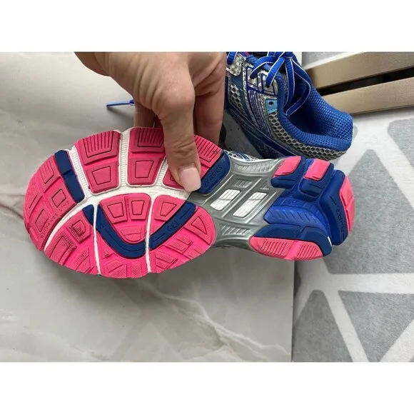 Asics GT-1000 Women sz 7.5  Athletic Shoes T3R5N Running Sneakers Gray Blue
