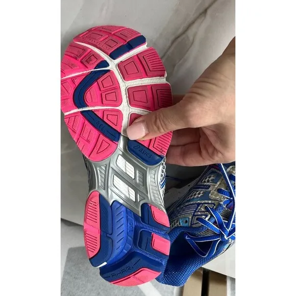 Asics GT-1000 Women sz 7.5  Athletic Shoes T3R5N Running Sneakers Gray Blue