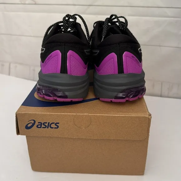 ASICS GT-1000 Women's Size 9.5 Black and Purple Running Shoes