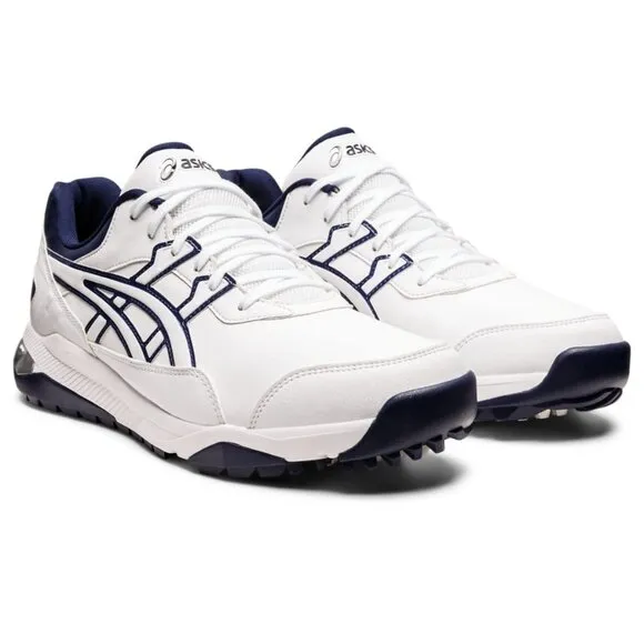 ASICS Mens GEL-PRESHOT Golf Shoes White/Navy Size 12 Durable Traction &amp; Ortholit