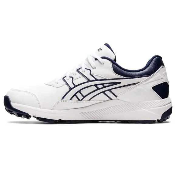 ASICS Mens GEL-PRESHOT Golf Shoes White/Navy Size 12 Durable Traction &amp; Ortholit