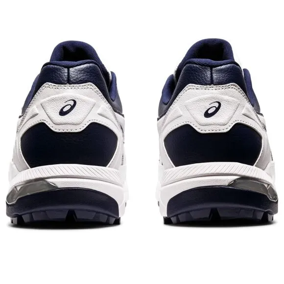 ASICS Mens GEL-PRESHOT Golf Shoes White/Navy Size 12 Durable Traction &amp; Ortholit