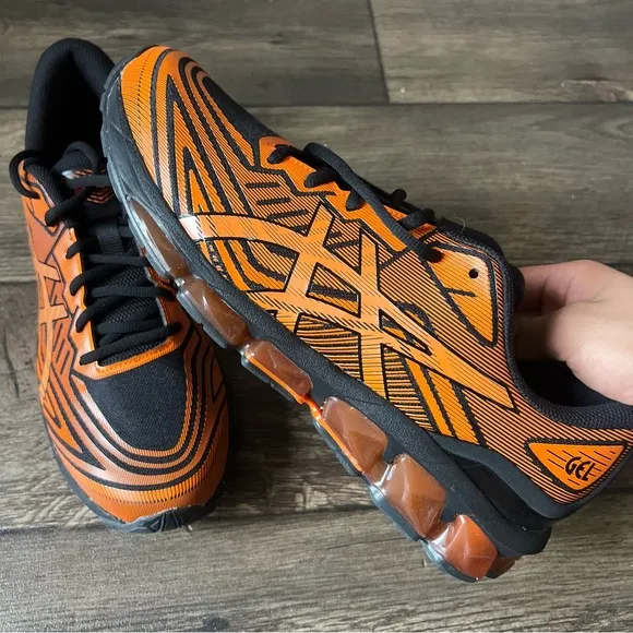 Asics Men's Gel-Quantum 360 VII Shoes Black/Orange Size 11 NEW