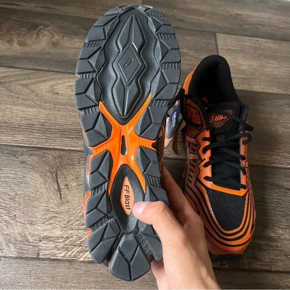 Asics Men's Gel-Quantum 360 VII Shoes Black/Orange Size 11 NEW
