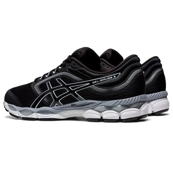 ASICS MEN'S GEL-ZIRUSS 3 MX RUNNING SHOES, 9, BLACK/BLACK