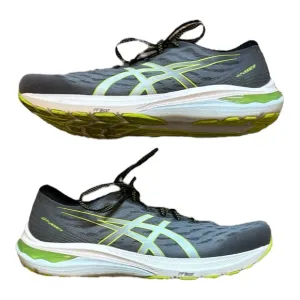 ASICS Men's GT2000 11 Gray and Green Running Shoes