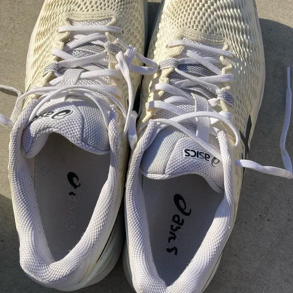 ASICS Men's White Tennis Shoes Size 11
