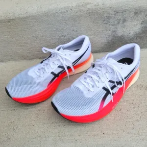 Asics Metaspeed Edge Running Shoes White Black Sneakers Athletic Unisex M8.5 W10