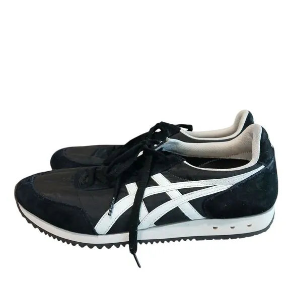 ASICS Onitsuka Tiger New York Black/White Classic Shoes Size 11.5 Unisex Low Top