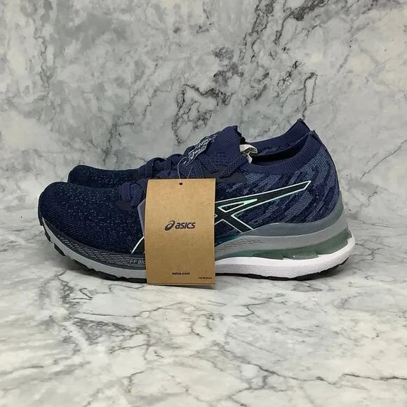 ASICS Size 7.5 French Blue/Fresh Ice Gel-Kayano 28 MK Knit Running Shoes P1-44