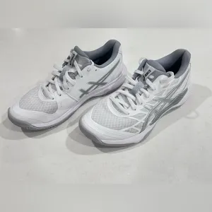 Asics Womens Gel Tactic White Running Shoes Sneakers Size 8.5
