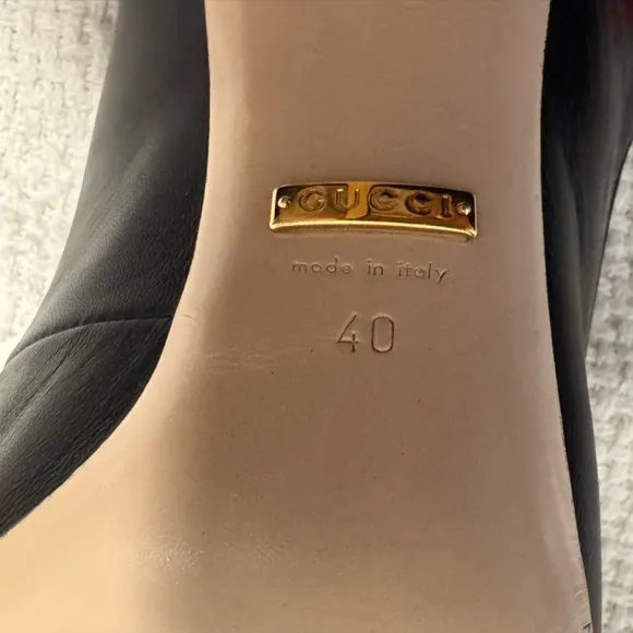 Authentic Gucci Black Women's Heels
