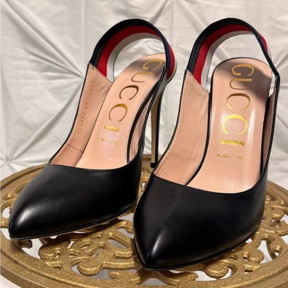 Authentic Gucci Black Women's Heels