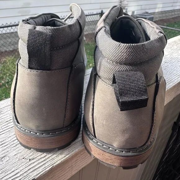 B-52 by Bull Boxer Gray Suede Boots Sz 13