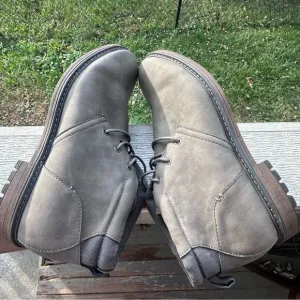 B-52 by Bull Boxer Gray Suede Boots Sz 13