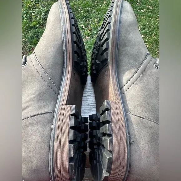 B-52 by Bull Boxer Gray Suede Boots Sz 13