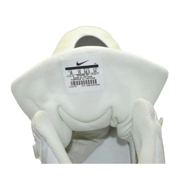 B5 NEW NIKE Force Savage Shark Promo White Black Cleats Shoes 923306-101 Size 16