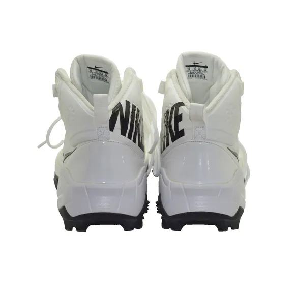 B5 NEW NIKE Force Savage Shark Promo White Black Cleats Shoes 923306-101 Size 16