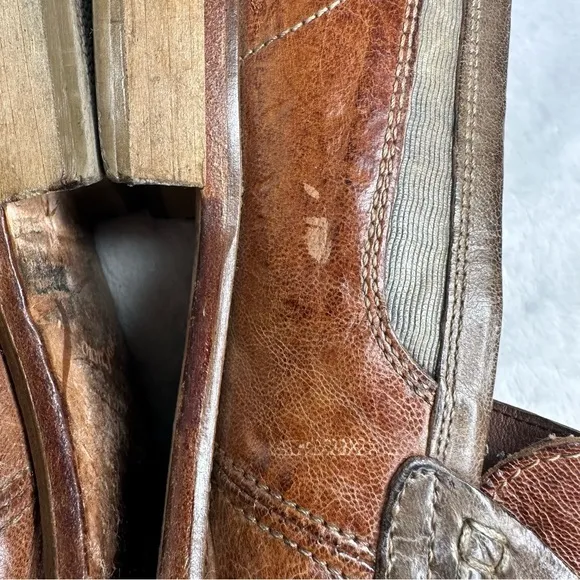 Bacco Bucci Polari‎ Brown Calfskin Leather Loafer Shoe Size 10 Made In Italy