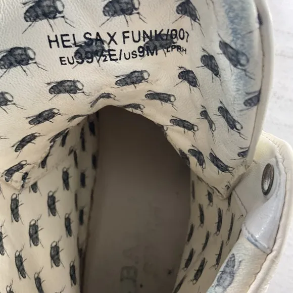BALLY X Swizz Beatz Women's Helsa X Funk High-top Sneakers In White Size 9