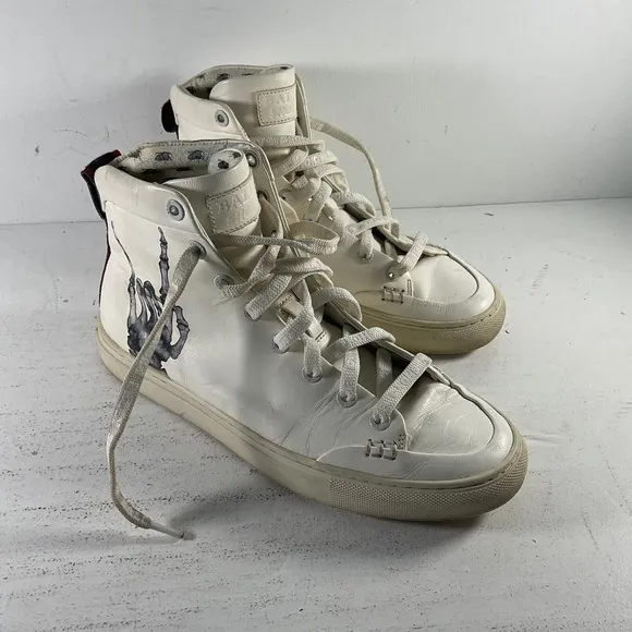 BALLY X Swizz Beatz Women's Helsa X Funk High-top Sneakers In White Size 9