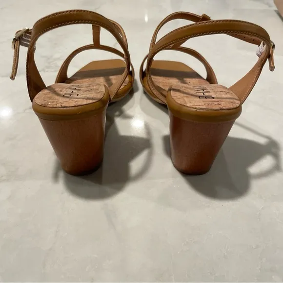 Bhava IMANI WEDGE SANDAL, Natural Color, Size 39 (US 8.5 - 9) - New, Spring