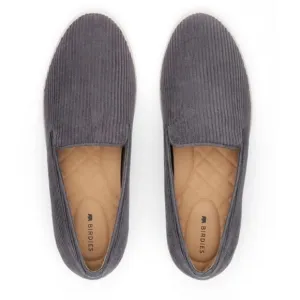 BIRDIES The Swift Corduroy Slip On Sneaker in Charcoal Gray - Like New, …