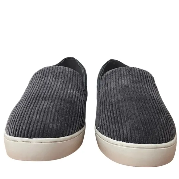 BIRDIES The Swift Corduroy Slip On Sneaker in Charcoal Gray - Like New, …