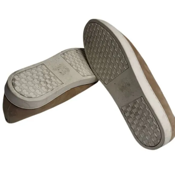 Birdies Women's Swift Slip On Leather Loafer Shoes Tan Size 10