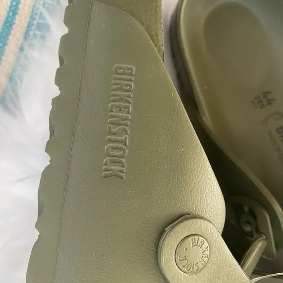 Birkenstock Green Mules with Contoured Footbed - NWOT