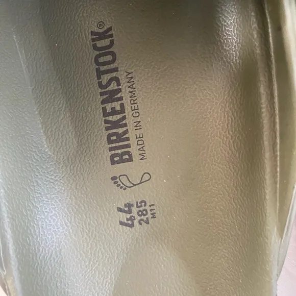 Birkenstock Green Mules with Contoured Footbed - NWOT