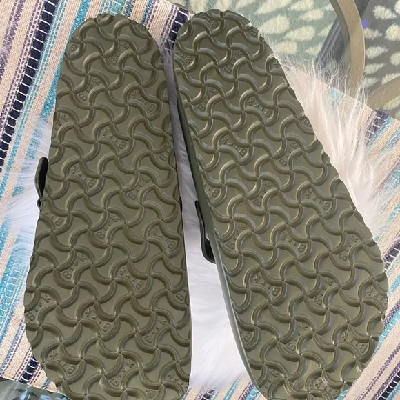 Birkenstock Green Mules with Contoured Footbed - NWOT