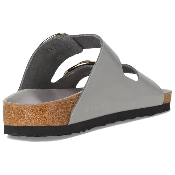 Birkenstock Shoes Arizona Stone Coin Big Buckle High Shine Sandals
