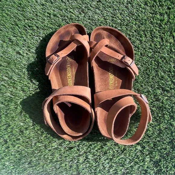 Birkenstock Yara Habana Leather Sandal for Women - Brown EU 36 US 5.5