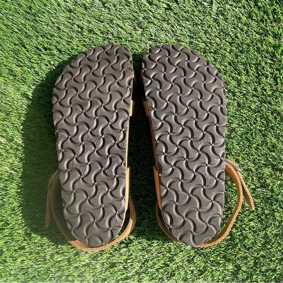 Birkenstock Yara Habana Leather Sandal for Women - Brown EU 36 US 5.5
