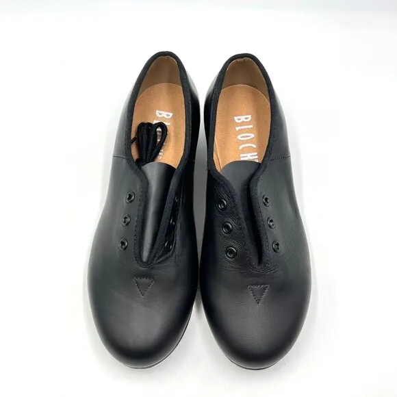 Bloch Girls Kids Boys Size 13.5 S0301G Black Leather S0301G Jazz Tap Dance Shoes