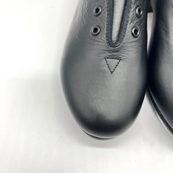 Bloch Girls Kids Size 13 Black Leather S0301G Jazz Tap Dance Shoes